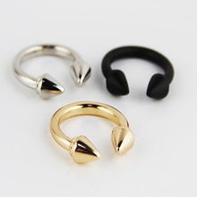 欧美夸张潮人哥特式朋克铆钉箭头食指戒指女指环饰品批发厂家直销，引领个性时尚潮流